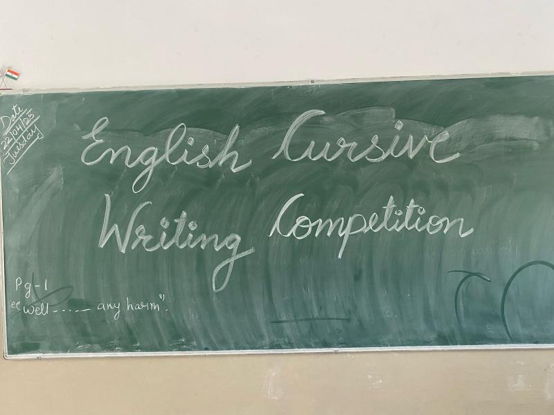 English Cursive Writing 2025-26
