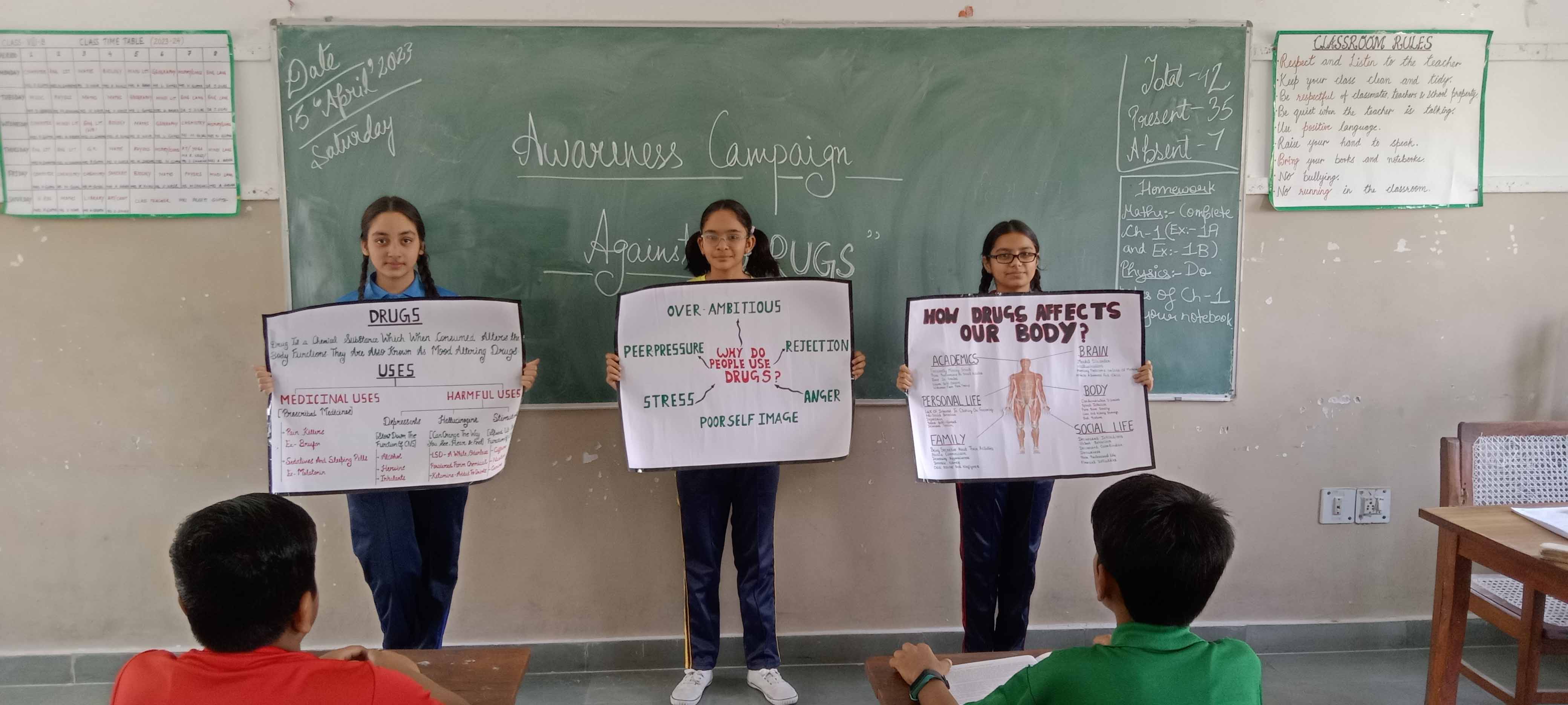 Awereness Campaign against Drugs